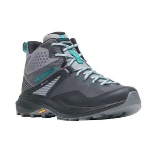 Merrell MQM Gore-Tex Mid Hiking Boots Women Sz 6 Charcoal Teal Outdoor Walking